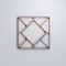 Ekena Millwork Extra Small Hudson Decorative Fretwork Wood Wall Panels, Walnut, 7 3/8"W x 7 3/8"H x 3/8"T WALW08X08X0375HSNWA - alternate 4